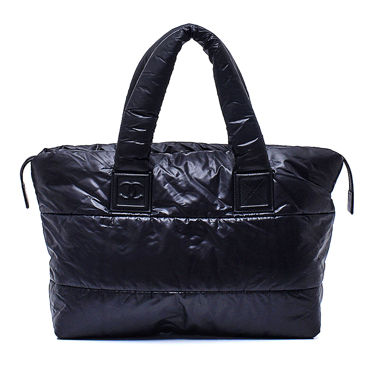 Chanel - Black Nylon Coco Cocoon Small Tote Bag